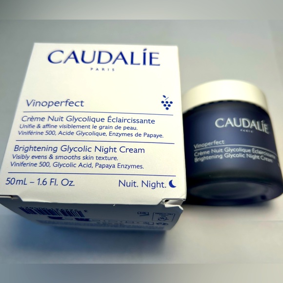 NWT🌷Caudalie Vinoperfect Brightening Glycolic Refillable Night Cream